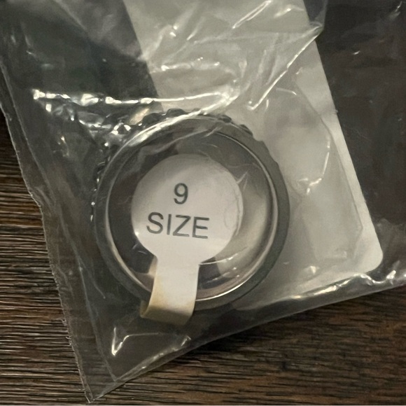 NWT Men's Stainless Steel Chain Spinner Ring - Picture 4 of 7